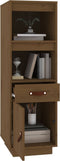 vidaXL - Hoge - kast - 34x40x108,5 - cm - massief - grenenhout - honingbruin