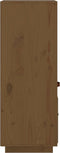vidaXL - Hoge - kast - 34x40x108,5 - cm - massief - grenenhout - honingbruin