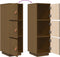 vidaXL - Hoge - kast - 34x40x108,5 - cm - massief - grenenhout - honingbruin