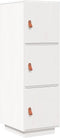 vidaXL - Hoge - kast - 34x40x108,5 - cm - massief - grenenhout - wit