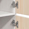 vidaXL - Hoge - kast - 34x40x108,5 - cm - massief - grenenhout - wit