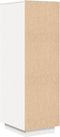 vidaXL - Hoge - kast - 34x40x108,5 - cm - massief - grenenhout - wit