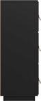 vidaXL - Hoge - kast - 34x40x108,5 - cm - massief - grenenhout - zwart