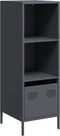 vidaXL - Hoge - kast - 35x39x103,5 - cm - staal - antracietkleurig