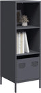 vidaXL - Hoge - kast - 35x39x103,5 - cm - staal - antracietkleurig