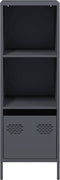 vidaXL - Hoge - kast - 35x39x103,5 - cm - staal - antracietkleurig