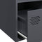 vidaXL - Hoge - kast - 35x39x103,5 - cm - staal - antracietkleurig