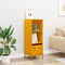 vidaXL - Hoge - kast - 35x39x103,5 - cm - staal - mosterdgeel