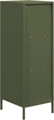 vidaXL - Hoge - kast - 35x39x103,5 - cm - staal - olijfgroen