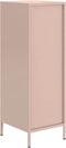 vidaXL - Hoge - kast - 35x39x103,5 - cm - staal - roze