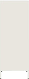 vidaXL - Hoge - kast - 35x39x103,5 - cm - staal - wit