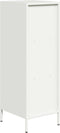 vidaXL - Hoge - kast - 35x39x103,5 - cm - staal - wit