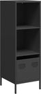 vidaXL - Hoge - kast - 35x39x103,5 - cm - staal - zwart