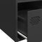vidaXL - Hoge - kast - 35x39x103,5 - cm - staal - zwart