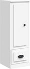 vidaXL - Hoge - kast - 36,35,5x103,5 - cm - bewerkt - hout - wit