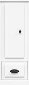 vidaXL - Hoge - kast - 36,35,5x103,5 - cm - bewerkt - hout - wit