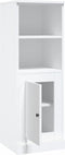 vidaXL - Hoge - kast - 36,35,5x103,5 - cm - bewerkt - hout - wit