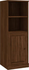 vidaXL - Hoge - kast - 36x35,5x103,5 - cm - bewerkt - hout - bruin - eikenkleur