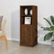 vidaXL - Hoge - kast - 36x35,5x103,5 - cm - bewerkt - hout - bruin - eikenkleur