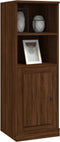 vidaXL - Hoge - kast - 36x35,5x103,5 - cm - bewerkt - hout - bruin - eikenkleur