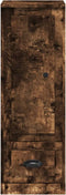 vidaXL - Hoge - kast - 36x35,5x103,5 - cm - bewerkt - hout - gerookt - eikenkleurig
