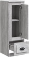 vidaXL - Hoge - kast - 36x35,5x103,5 - cm - bewerkt - hout - grijs - sonoma - eikenkleur