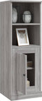 vidaXL - Hoge - kast - 36x35,5x103,5 - cm - bewerkt - hout - grijs - sonoma - eikenkleur