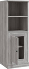 vidaXL - Hoge - kast - 36x35,5x103,5 - cm - bewerkt - hout - grijs - sonoma - eikenkleur