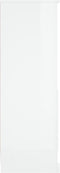 vidaXL - Hoge - kast - 36x35,5x103,5 - cm - bewerkt - hout - hoogglans - wit