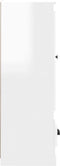 vidaXL - Hoge - kast - 36x35,5x103,5 - cm - bewerkt - hout - hoogglans - wit