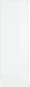 vidaXL - Hoge - kast - 36x35,5x103,5 - cm - bewerkt - hout - hoogglans - wit