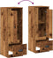 vidaXL - Hoge - kast - 36x35,5x103,5 - cm - bewerkt - hout - oud - houtkleurig