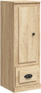 vidaXL - Hoge - kast - 36x35,5x103,5 - cm - bewerkt - hout - sonoma - eikenkleurig