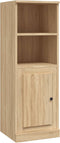 vidaXL - Hoge - kast - 36x35,5x103,5 - cm - bewerkt - hout - sonoma - eikenkleurig