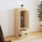 vidaXL - Hoge - kast - 36x35,5x103,5 - cm - bewerkt - hout - sonoma - eikenkleurig
