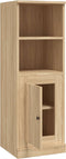 vidaXL - Hoge - kast - 36x35,5x103,5 - cm - bewerkt - hout - sonoma - eikenkleurig