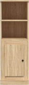vidaXL - Hoge - kast - 36x35,5x103,5 - cm - bewerkt - hout - sonoma - eikenkleurig
