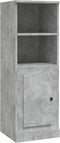 vidaXL - Hoge - kast - 36x35,5x103,5 - cm - bewerkt - hout - betongrijs