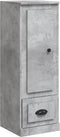 vidaXL - Hoge - kast - 36x35,5x103,5 - cm - bewerkt - hout - betongrijs