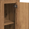 vidaXL - Hoge - kast - 36x35,5x103,5 - cm - bewerkt - hout - artisanaal - eikenkleurig