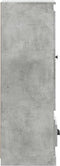 vidaXL - Hoge - kast - 36x35,5x103,5 - cm - bewerkt - hout - betongrijs