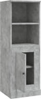 vidaXL - Hoge - kast - 36x35,5x103,5 - cm - bewerkt - hout - betongrijs