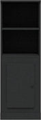 vidaXL - Hoge - kast - 36x35,5x103,5 - cm - bewerkt - hout - zwart