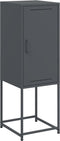 vidaXL - Hoge - kast - 36x39x107 - cm - staal - antracietkleurig