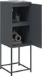 vidaXL - Hoge - kast - 36x39x107 - cm - staal - antracietkleurig