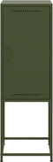 vidaXL - Hoge - kast - 36x39x107 - cm - staal - olijfgroen