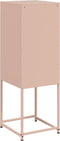 vidaXL - Hoge - kast - 36x39x107 - cm - staal - roze