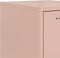 vidaXL - Hoge - kast - 36x39x107 - cm - staal - roze