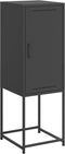 vidaXL - Hoge - kast - 36x39x107 - cm - staal - zwart