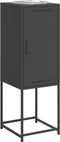 vidaXL - Hoge - kast - 36x39x107 - cm - staal - zwart